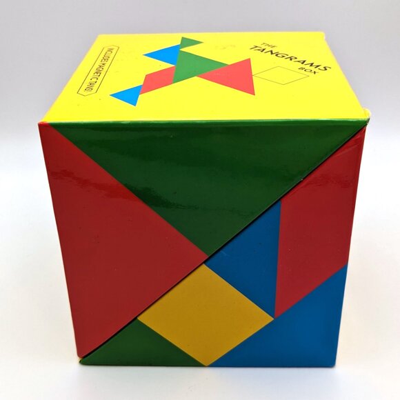 The Tangrams Box: Shape Puzzles to Stretch Your Brain Over 200 Puzzles! Magnetic - Picture 5 of 16